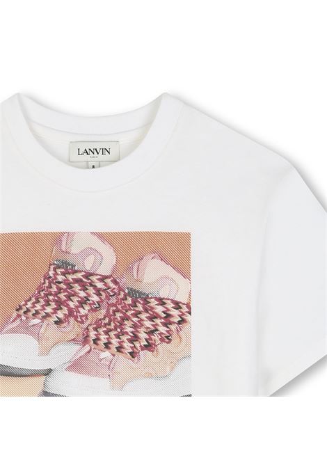 T-shirt con stampa LANVIN KIDS | N30396117